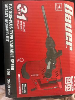 Bauer.  Rotary hammer kit
