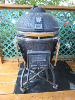 Ultimate Vision Grills ProZone Kamado Style Ceramic Grill & Smoker