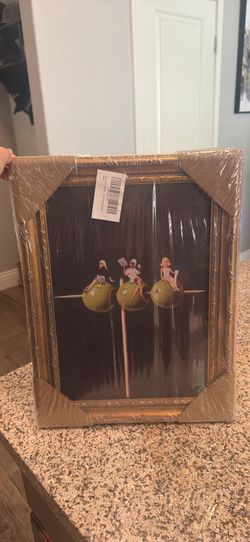Wall Art, Trendy Dirty Martini Olive Oil Painting Canvas Print