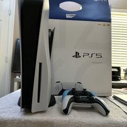 PS5 Disk Version With 2 Controllers And 2 Games