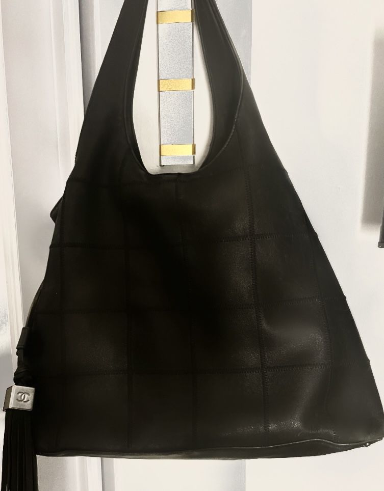 Chanel Large Leather Hobo Tote Bag- Price Drop