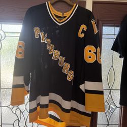 Pittsburgh Steelers Long sleeve #66 Lemieux