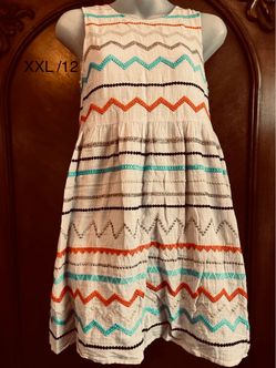 Embroidered Sleeveless Dress Size XXL/12