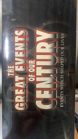 Used vhs the great events of our century