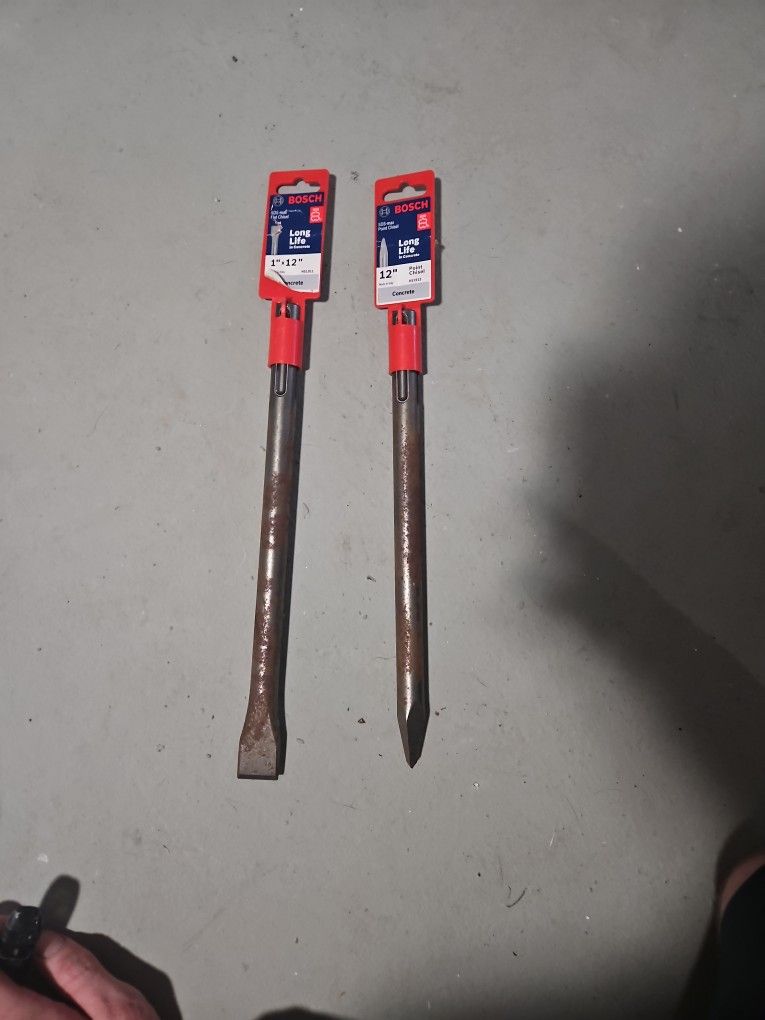 Bosch Point And Flat Chisel