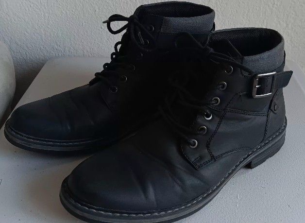 Perry Ellis Black Bridger Boots