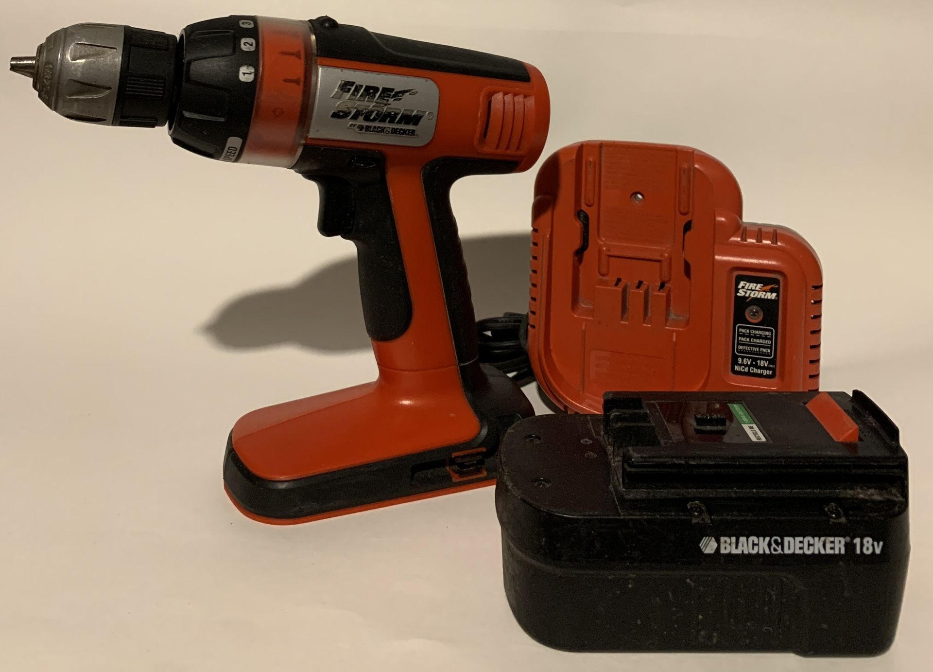 Firestorm 18v drill outlet