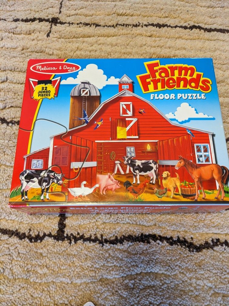 Melissa & Doug Farm Friends Floor Puzzle