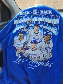 La Dodgers back to back shirt Ohtani, Betts, Freeman, Yamamoto