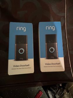 2 Brand New Ring Cameras