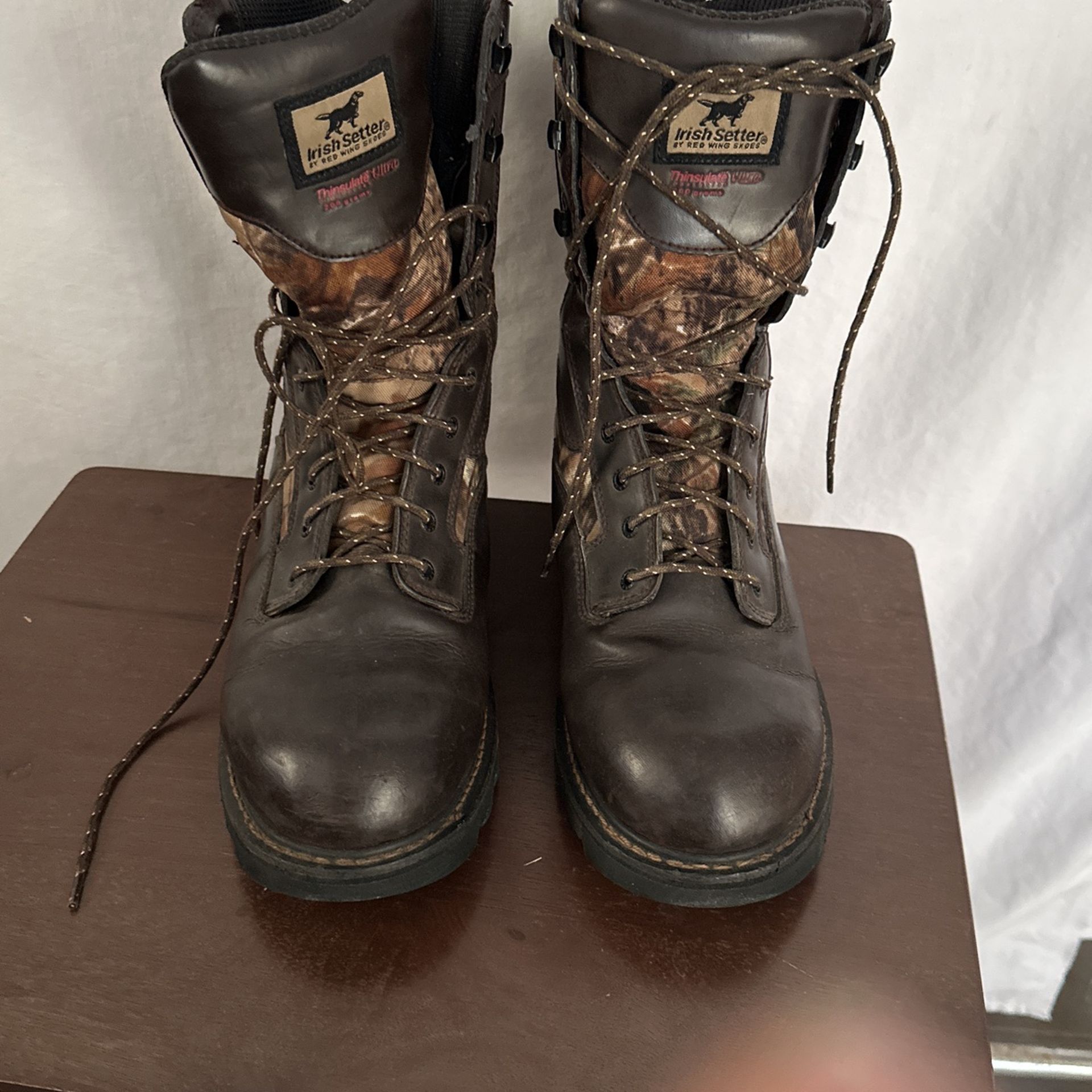 Red Wing Irish Setter 200g Camo Boots 13