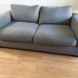 DOWN SOFA grey Nearly New 