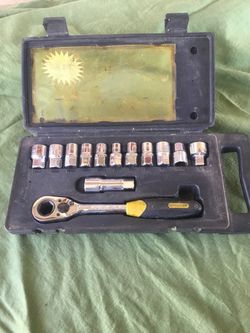Stanley Socket Set.    $20 Cash firm.   South Austin.