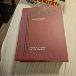 Seven edition hard Cover  7th Edition  BLACKS LAW DICTIONARY 