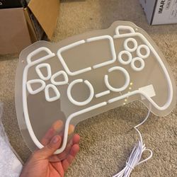 Gamer Neon Sign, Led Light for Gaming Room Wall Decor, Dimmable Neon Light for Boys Room Decor, Blue and Pink Light Up Signs for Man Cave & Bedroom, G