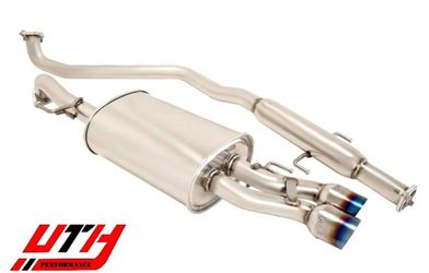 MEGAN 3" Dual Titanium Burnt Tip OE RS Catback Exhaust for Kia Forte Koup 10-13