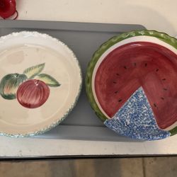CERAMIC PIE DISHES