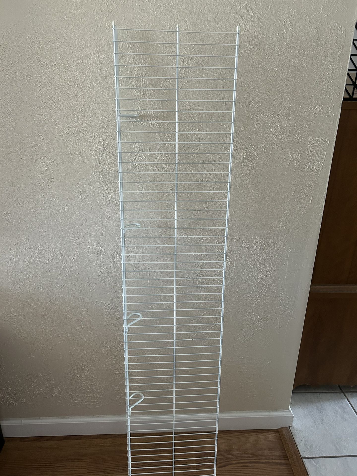 White Wire Closet Shelf
