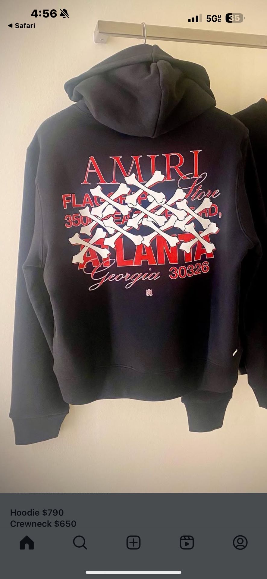 Amiri Atlanta Flagship Store Hoodie 