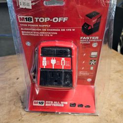 Milwaukee M18 TOP-OFF 18-Volt Lithium-Ion 175-Watt Powered Compact Inverter for M18 Batteries (Tool-Only)