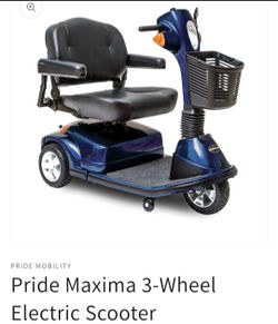 Pride Mobility Maxima 3-wheel electric