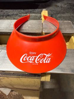 Vintage Coca Cola Plastic Visor