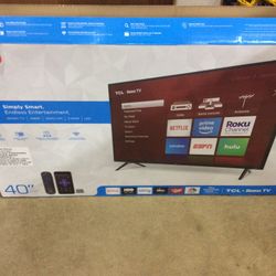 TCL 40” Roku TV 
