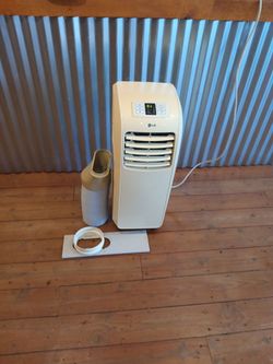LG Portable Air Conditioner with Accessories Working