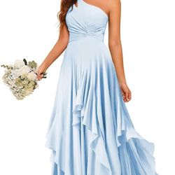 Blue Bridesmaid Dress