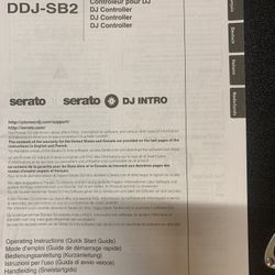 Pioneer DJ mixer With Speakers