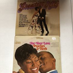 Peaches & Herb - Lot Of 2 Vinyl LP, See Photos For Titles
