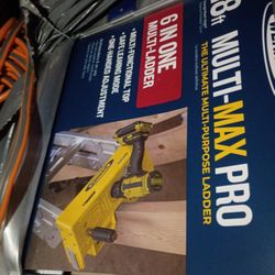 6in1 Multi Max Pro Ledders  18ft