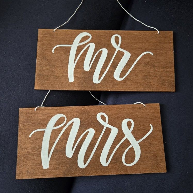 Mr. & Mrs. Wedding Decor!