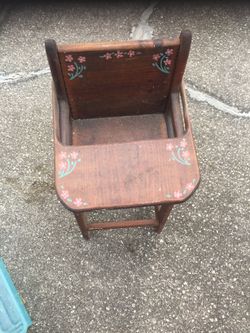 Baby doll high chair