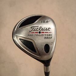 Titleist 980f 15° 3 Wood Stiff Flex