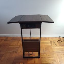 Side Table With Electrical & USB Outlets