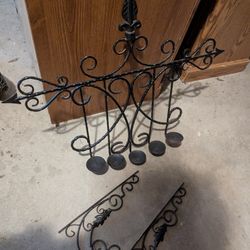 Wrought Iron Wall Candle Holder 