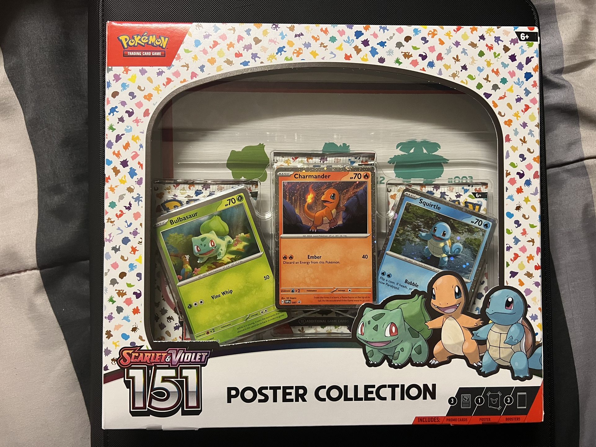 Pokemon sealed 151 poster collection box