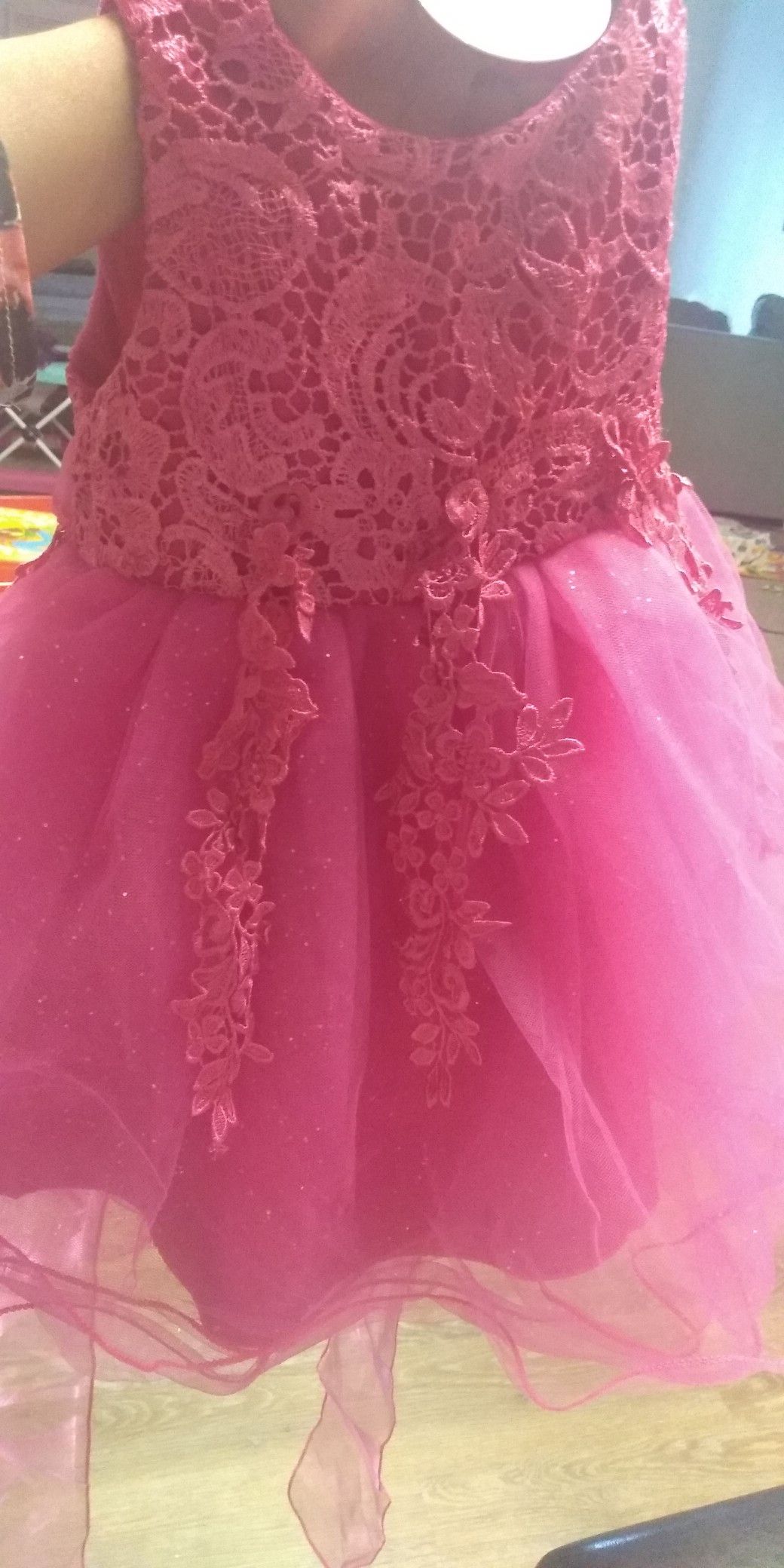 Beautiful hot pink baby dress