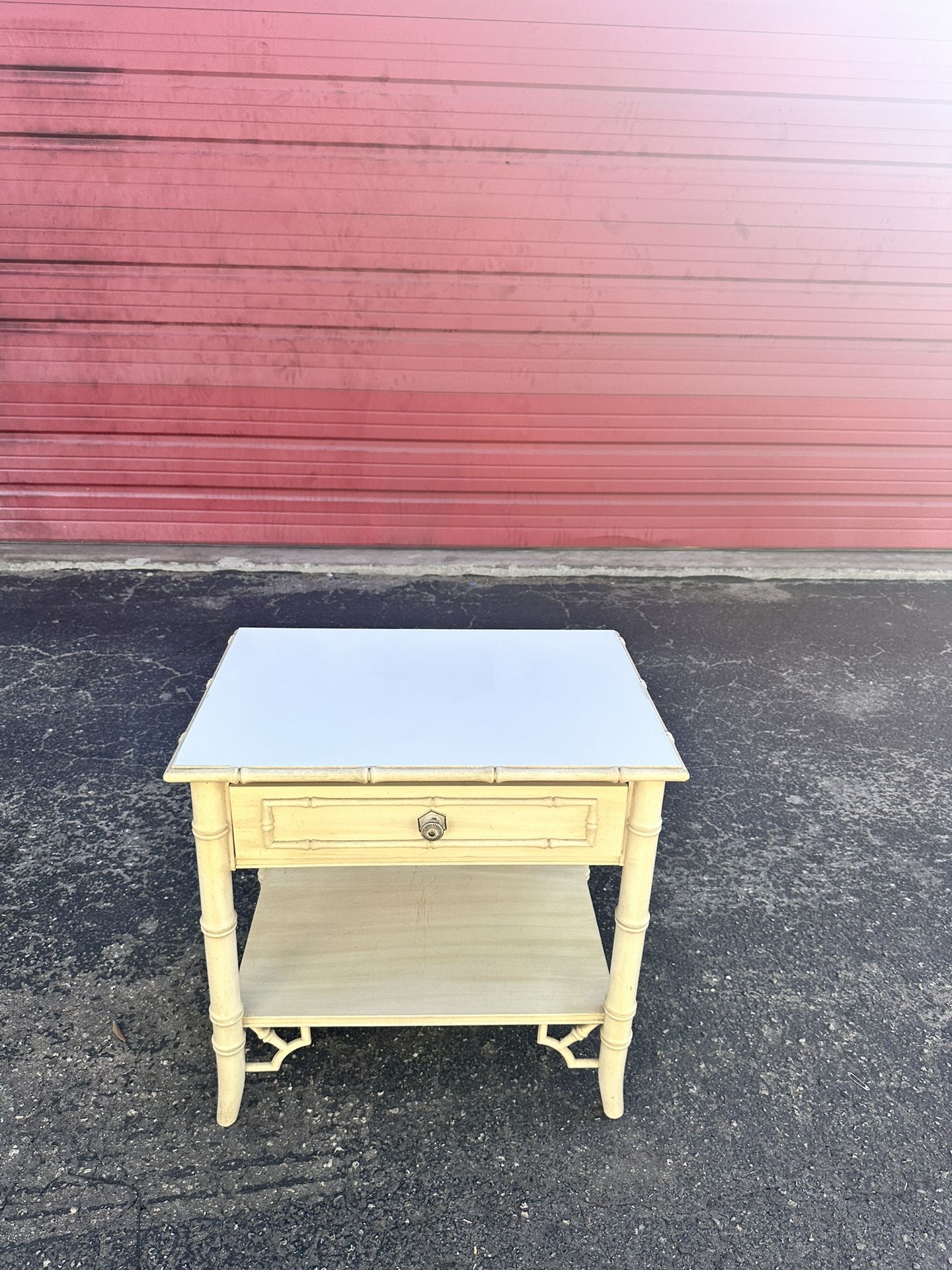 Thomasville Bamboo Nightstand - Only 1 24”w x 16”d x 24”h Used in great condition 📍 Lehigh Acres
