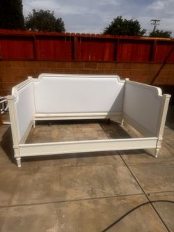 White Wood full bed pottery barn