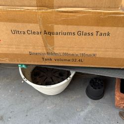 Aquarium! Ultra Clear Rimless 32.4L (8.5 Gallon)