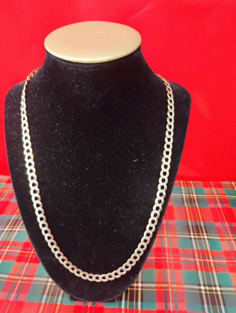 Christmas Necklace Cuban Gold Chain