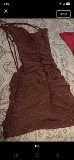 Brown dress new