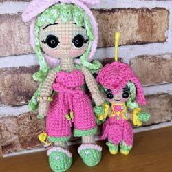Crochet Pj Girl And Her Little Sister 