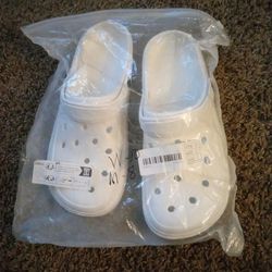 White crocs 9