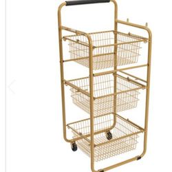 Excellerations® Outdoor Storage Cart with Removable Baskets