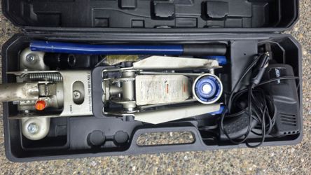 2-Ton Trolley Jack & 12V Electric Impact Wrench Combo Kit