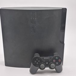 Sony PlayStation 3 Slim PS3 Console CECH-3001B| Controller| Tested| Read| 150GB