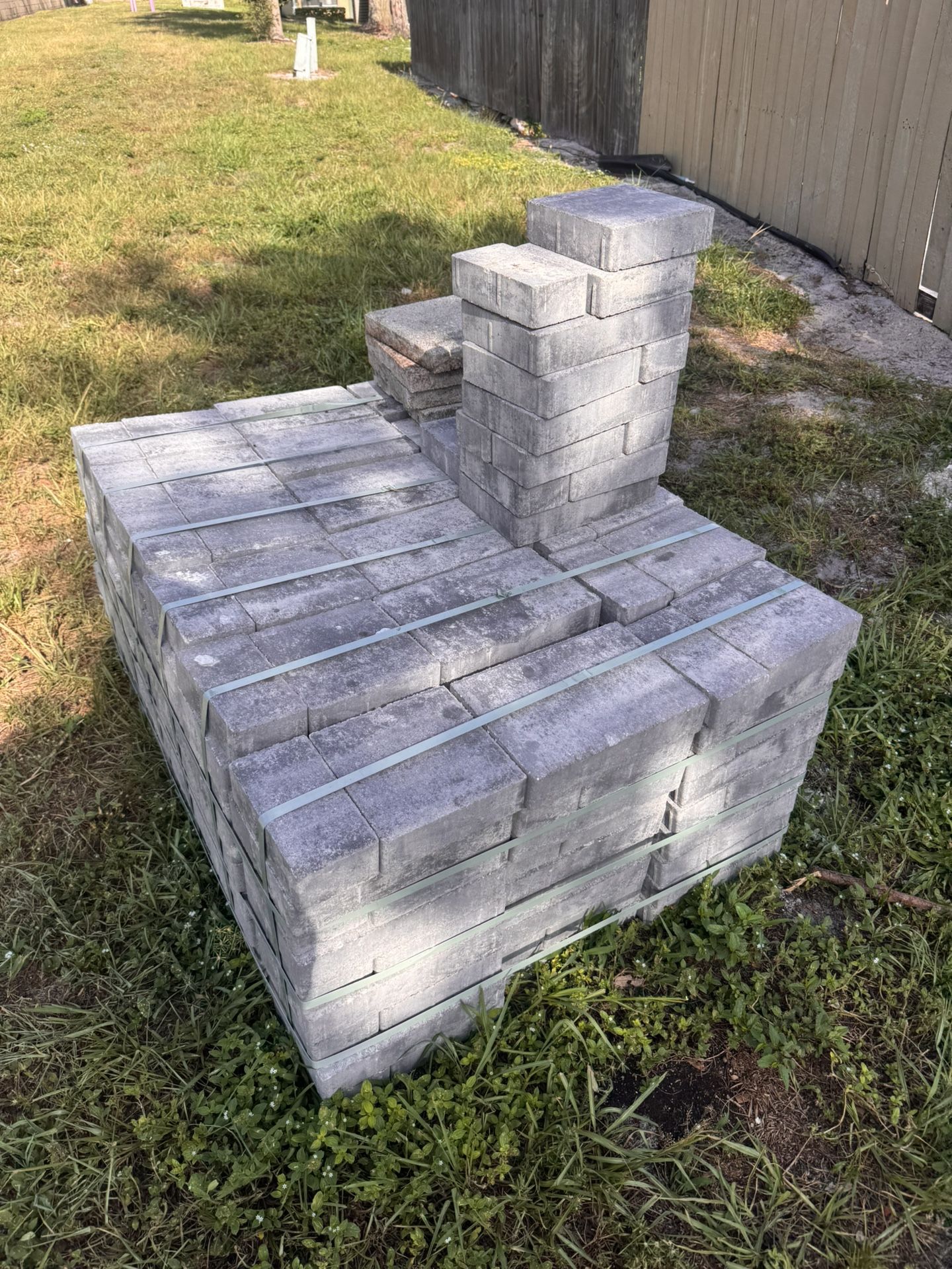 5 pallets of bricks
